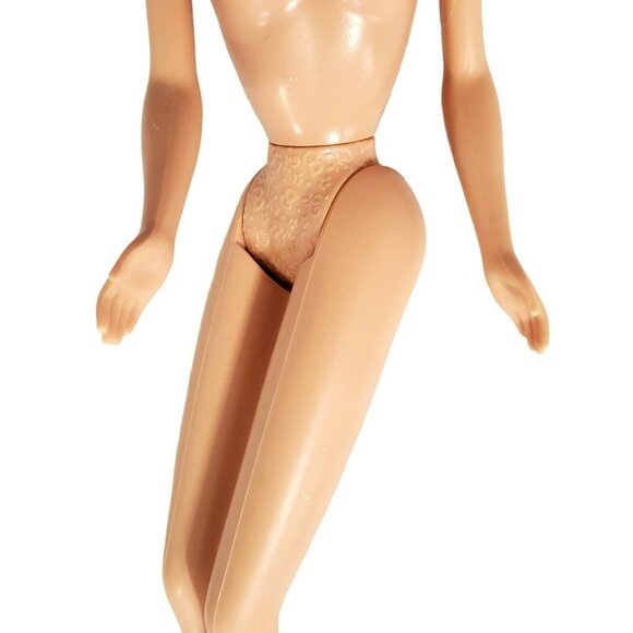 Barbie Rose Princess Doll Magic Growing Hair Pink Glitter Dress Skirt Earrings - Picture 13 of 16